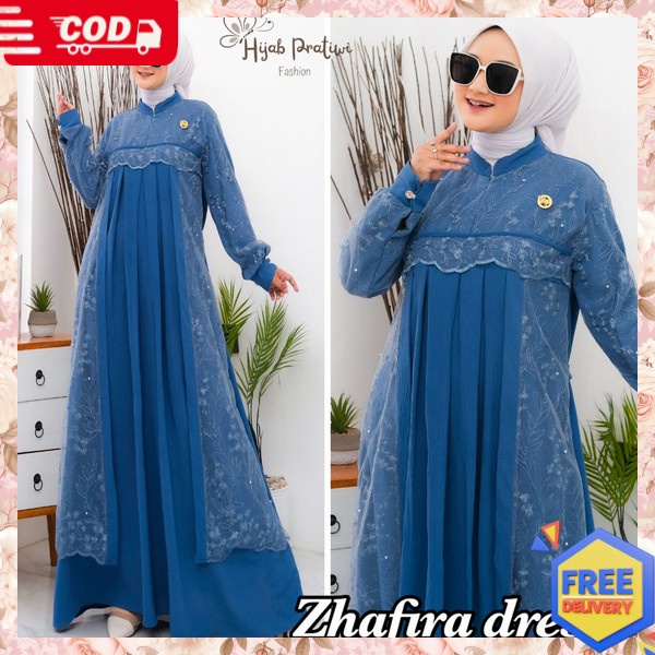 Drees Nikahan Syari Bju Gnis Cewe Premium Gamis Mewah Korean Style Paling Murah Gmis Kondangan Bresm