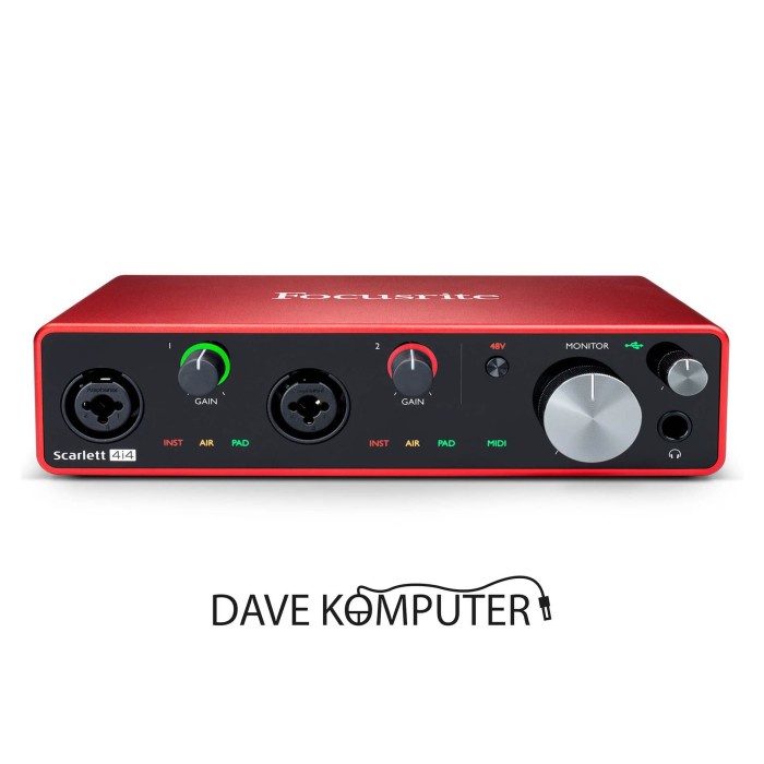 Focusrite Scarlett 4i4 3rd Gen