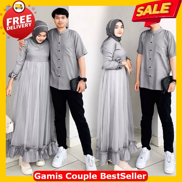 Baju Lebaran Couple Keluarga 2024 Gamus Kopel Raya Pasutri Murah Impor Gami Kouple Pasutri Murah Pre