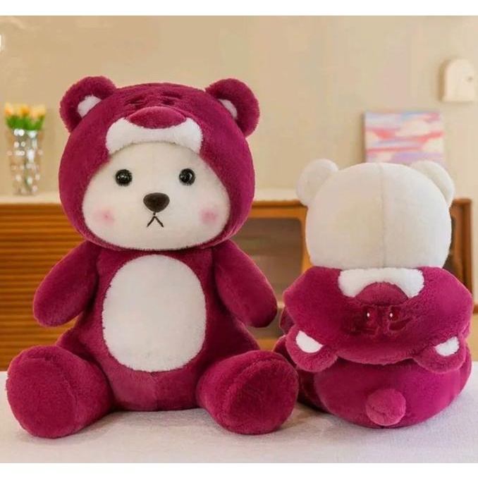 Boneka Lotso Bear Hoodie Besar Teddy Bear Lotso