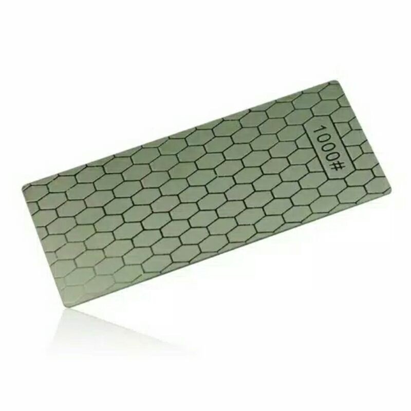 Batu Asah Gasah Asahan Grit 400 1000 Diamond Whet Stone Batu Tumpul Pisau Tajam Gerinda
