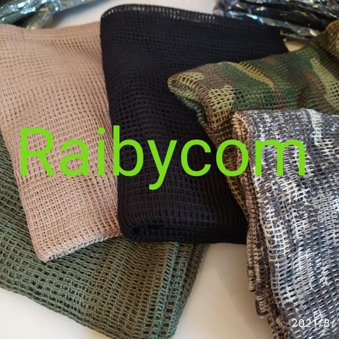 New Scarf Sorban Jaring Sniper Veil Shemagh Jaring (Kain Kamuflase)