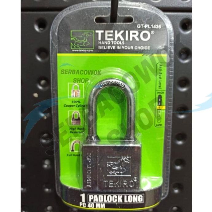 Tekiro Kunci Gembok Leher Panjang 40 mm Gembok Putih Tekiro Termurah
