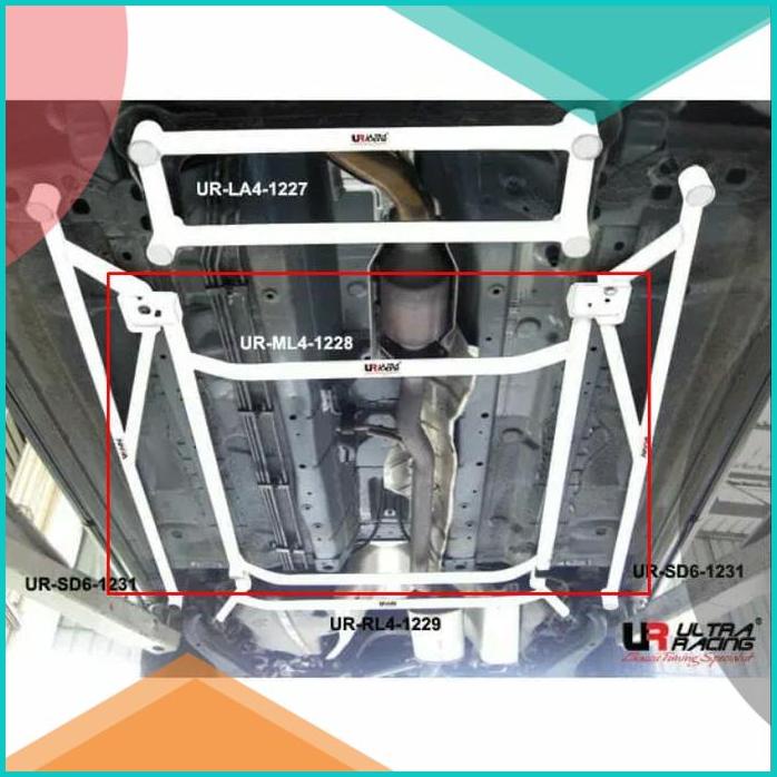 Aksesoris Stabiliser ULTRA RACING Middle lower Xtrail T31 08+ 16novz3