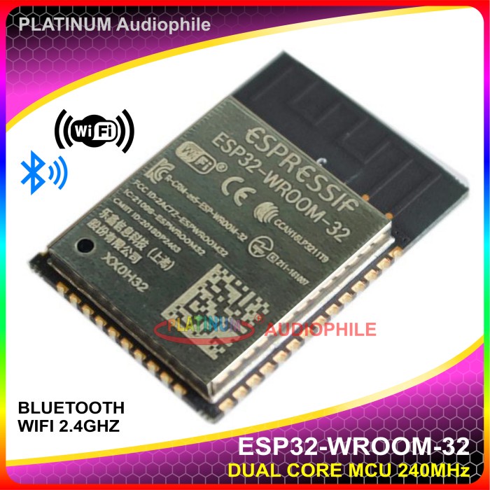 ESP32 WROOM 32 ESP32 ESP-32 ESP32S WIFI 2.4GHZ BLUETOOTH CHIP IOT