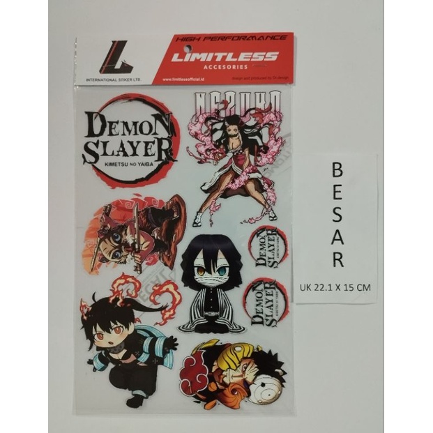 

stiker super clear demon