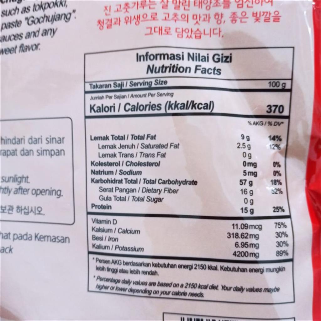 

Jinyoung Gochugaru Halus 1 Kg Cabai Bubuk Red Pepper Powder Cabe Korea Untuk Kimchi