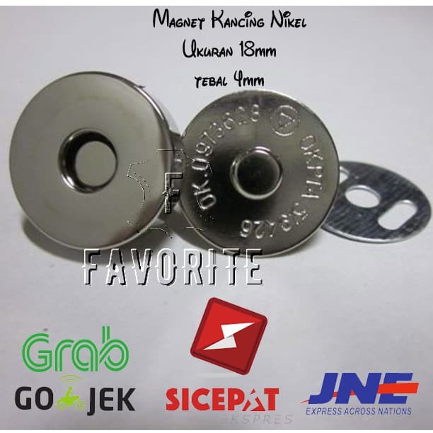 

Terbaru Kancing Magnet Nikel 18 Mm Untuk Tas Dompet Berani Per 100 Pcs Promo Terlaris