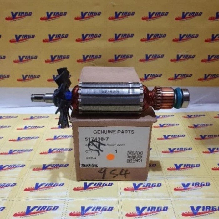 MAKITA ARMATURE Angker ASSY MT954 / MT 954 - 517438 7 Asli Original