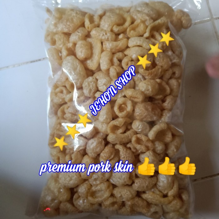 

Kerupuk - Kerupuk Kulit Babi Premium 250Gram