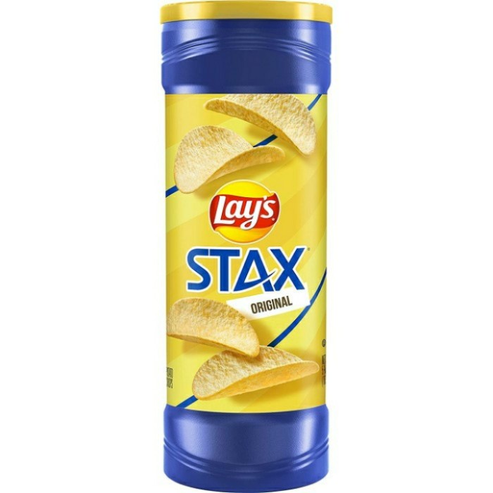 

Keripik - Lays Stax Keripik Kentang Original 163Gr