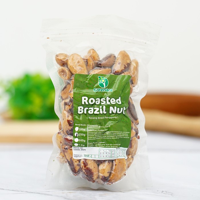 

Kacang - Kacang Brazil Panggang 250Gr / Roasted Brazil Nuts