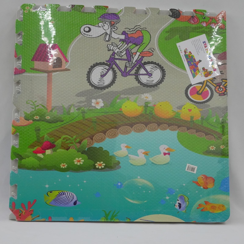 Playmate Bayi Karpet Lipat Playmat Matras Tebal Motif Hewan/Matras Bayi Foam