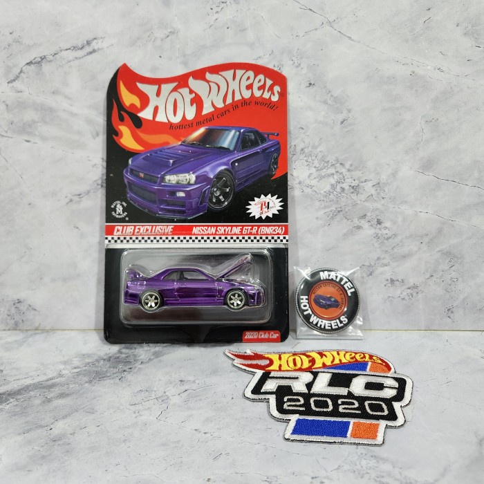 ✅Termurah Hotwheels Rlc Red Line Club - Skyline Gtr R34 Ungu Purple Terbaru