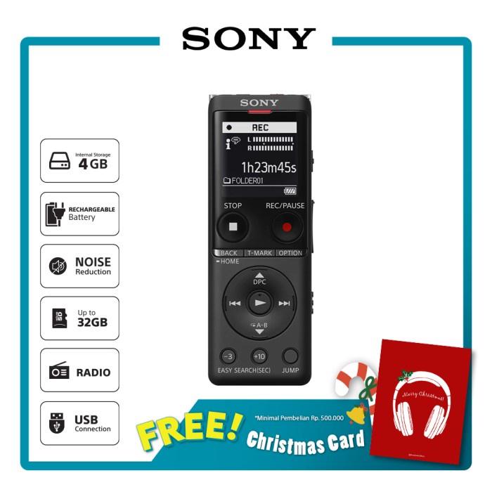 Sony Icd-Ux570F Digital Voice Recorder / Icd Ux570F / Ux570 / Ux-570