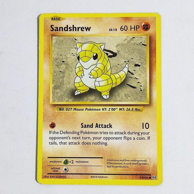 Sandshrew 54/108 - XY: Evolutions Pokemon Card TCG