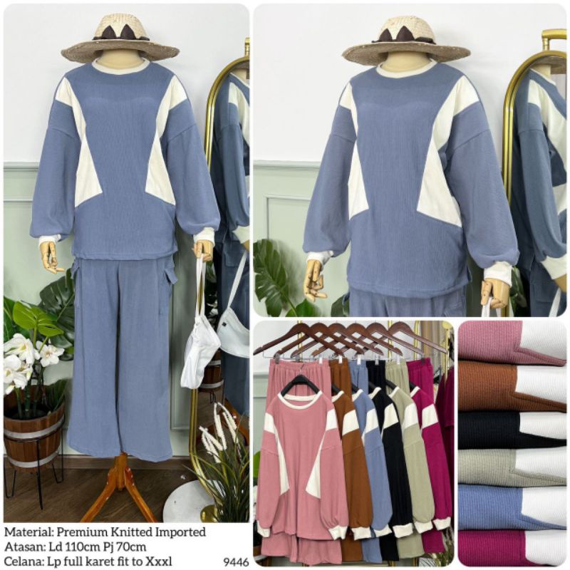 SETELAN WANITA KEKINIAN SETCEL WANITA IMPORT PREMIUM