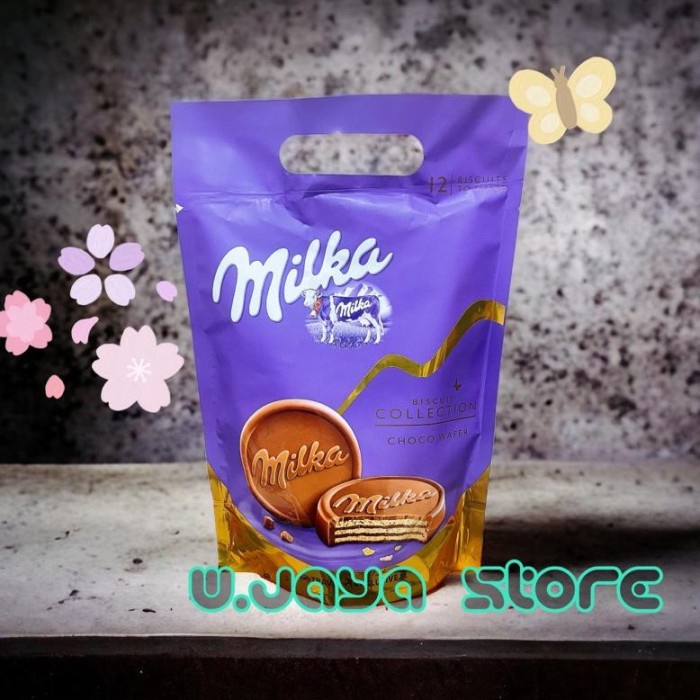 

Biskuit Wafer - Milka Biscuit Collection Choco Wafer Biscuit Travel Size 12Pc