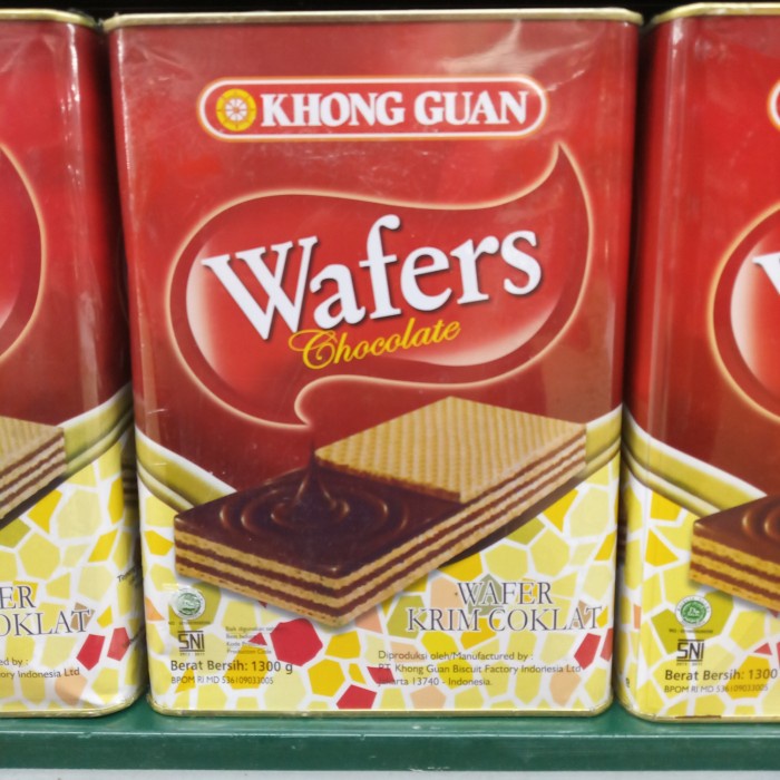 

Biskuit Wafer - Khong Guan Wafer Coklat 1300Gr Biskuit Wafer Kue