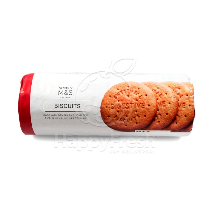 

Biskuit Wafer - M&S Marks Spencer Digestives Biscuits Wafer Cookies Biskuit Snack Kue