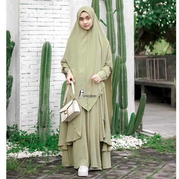gamis set syari YUMNA by Resvy_Collection