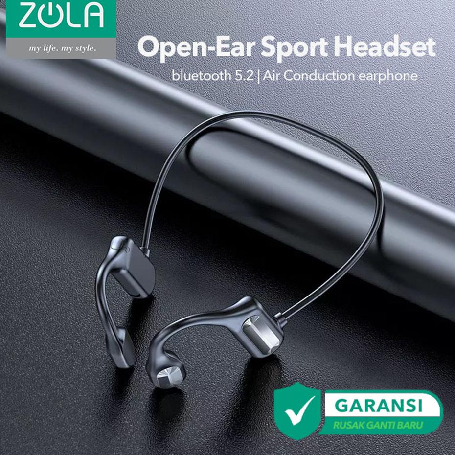 Zola Open Ear Bone Conduction Headset Wireless Earphone TWS Headphone