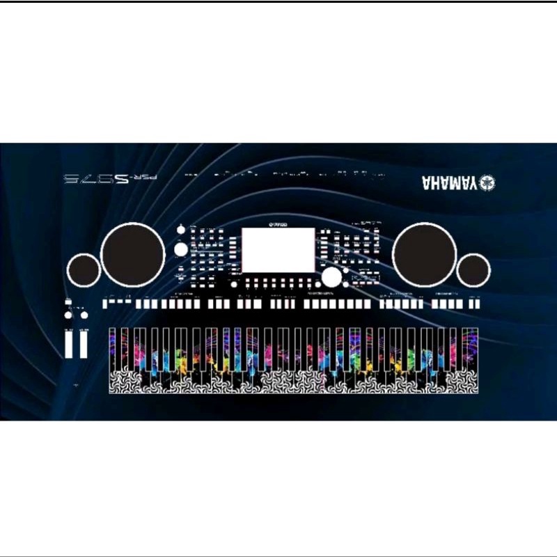 Stiker Pelindung Keyboard yamaha psrs 975/775
