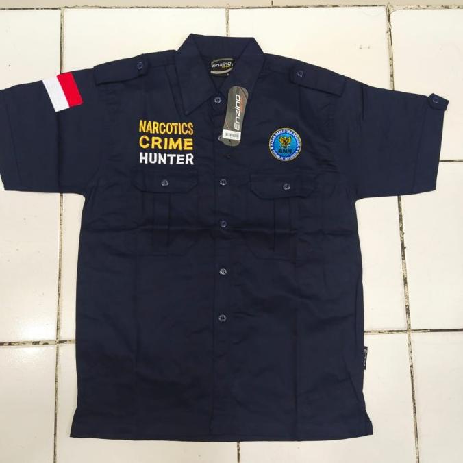 Kemeja BNN Full Bordir // Baju BNN