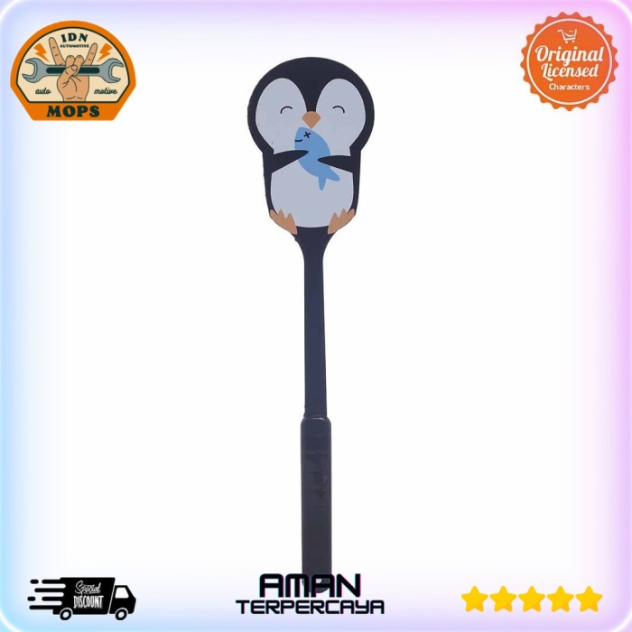 kode07 Unik Tongkat Toll E-toll Penguin Lucu