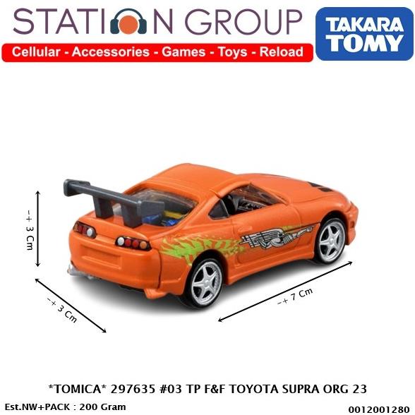 TOMICA 297635 #03 TOMICA PREMIUM F&F TOYOTA SUPRA - DIECAST Termurah
