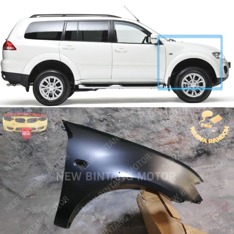 Fender spakbor mitsubishi pajero sport 2010 2014 original