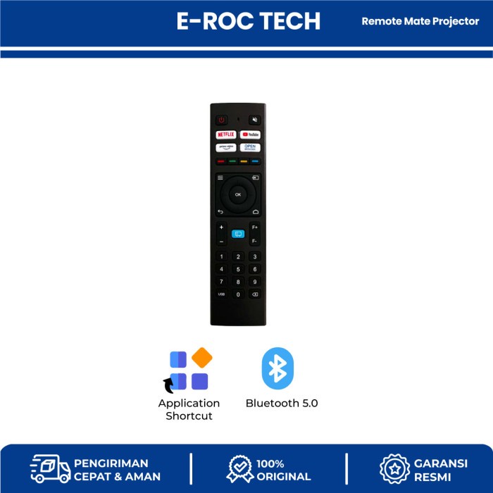EROC REMOTE MATE SMART PROJECTOR - AUTO FOCUS - DOLBY AUDIO WIFI