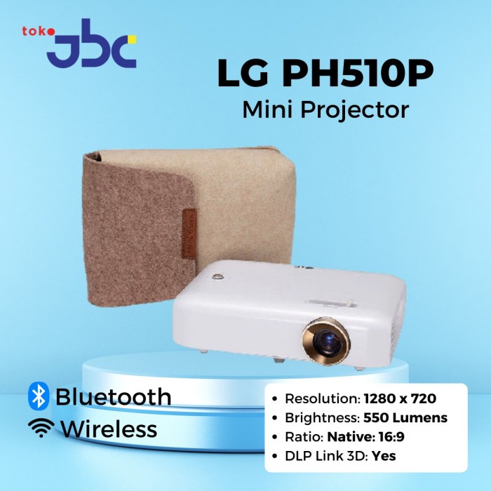 PROYEKTOR LG MINIBEAM PH-510P PH510 PH 510 P PROJECTOR MINI BEAM