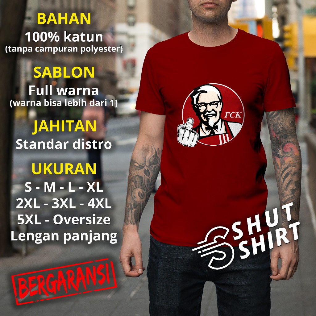 Kaos Distro T Shirt Pria & Wanita Original Size S M L XL & Jumbo Oversize XXL XXXL XXXXL Lengan Panj