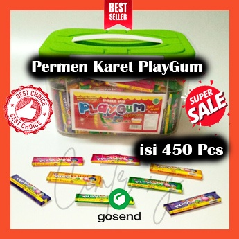 

Permen Karet Playgum Box Isi 450 Pcs Free Toples Permen Rasa Tutti Frutti Flavour