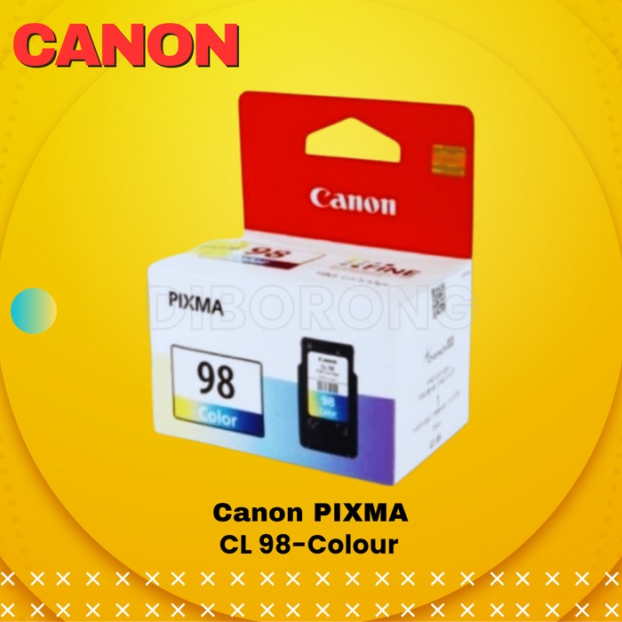 

Ready Tinta Printer Canon Pixma Cl 98 Color Original Garansi