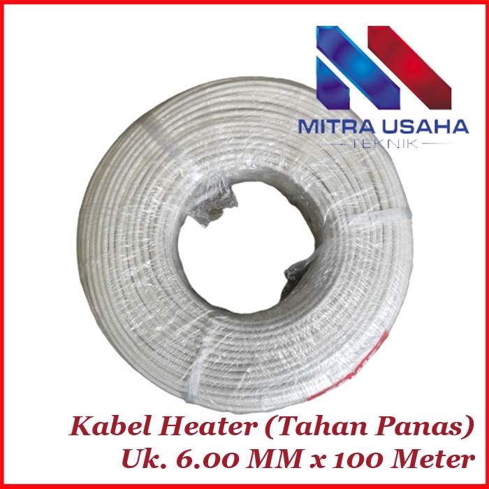 Kabel HEATER 6 mm ROLL Nyvin Nifin Silicone Rubber Tahan Panas