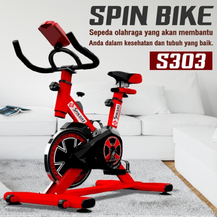 SEPEDA STATIS / SPIN BIKE / SPINING BIKE / SEPEDA KARDIO MODEL S303