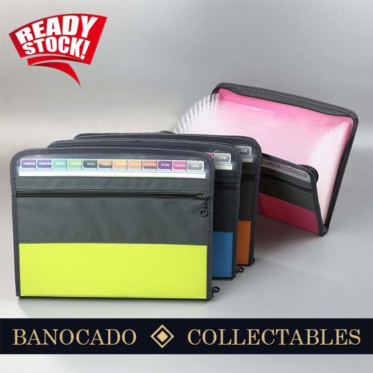 

Promo Expanding File Organizer Folder With Zipper And Labels