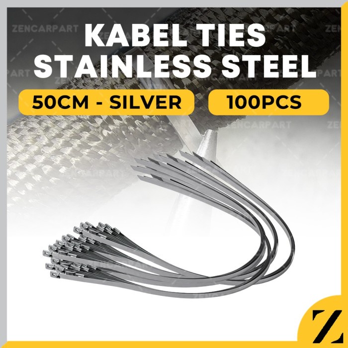 

Terbaru Kabel Cable Ties Tie Tis Ikat Besi Stainless Sus 304 4,6 50Cm 100 Pcs Promo Terlaris