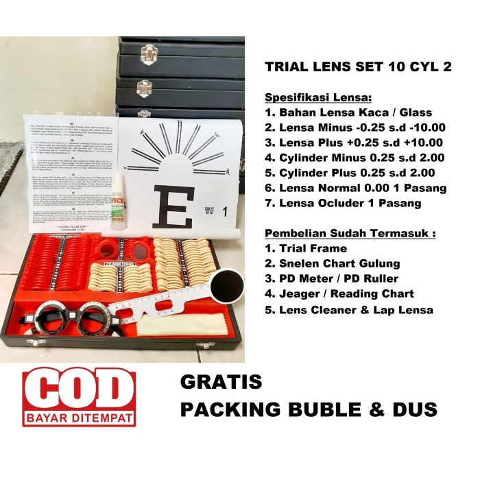 Promo Trial Lens Set Alat Periksa Mata