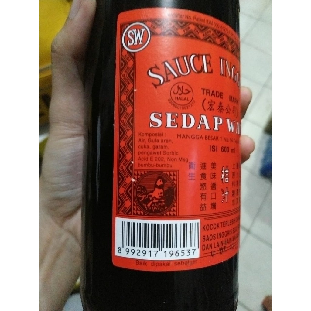 

Saus Inggris Sedap Wangi 600 Ml