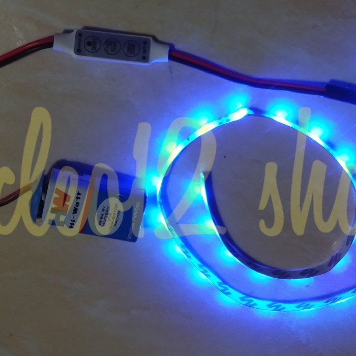 Terlaris Lampu Dekorasi LED Strip 3528 Kelap Kelip Portable Dengan Baterai SALE