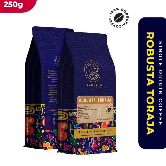 

ARUTALA Kopi Toraja Rantebua Robusta Coffee Indonesia 250 gr