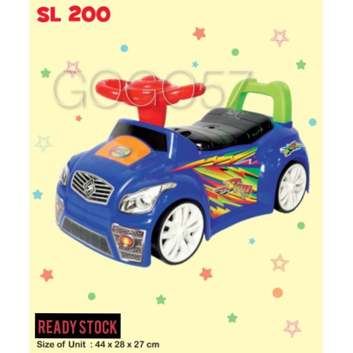 Mobil Anak Bisa Dinaiki Mobil Polisi Sl200 Mainan Mobil Dorong