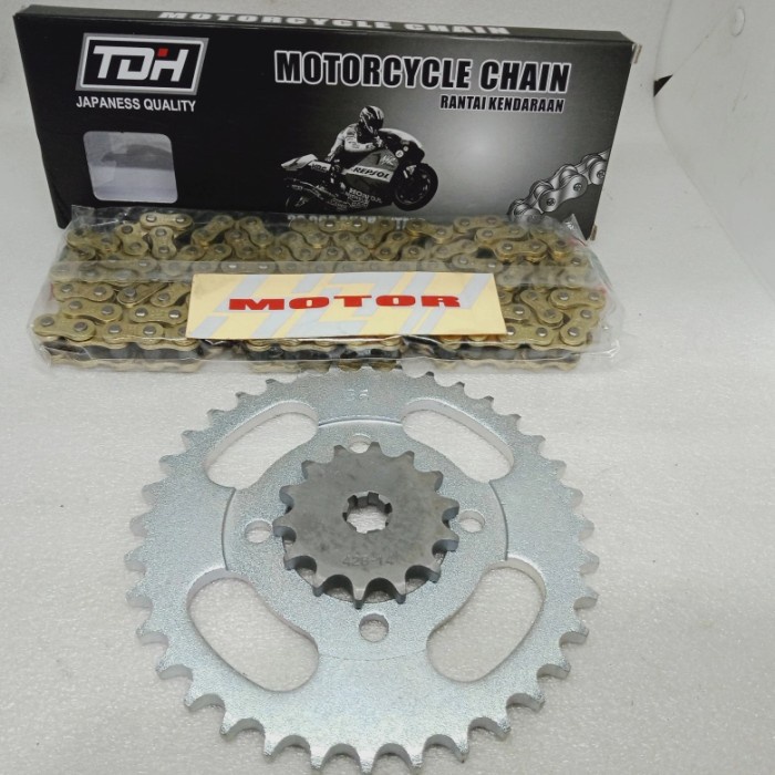 Gearset Gir Set Chain Kit Suzuki Rk Cool Rk Cool 428-36T-14T-120L