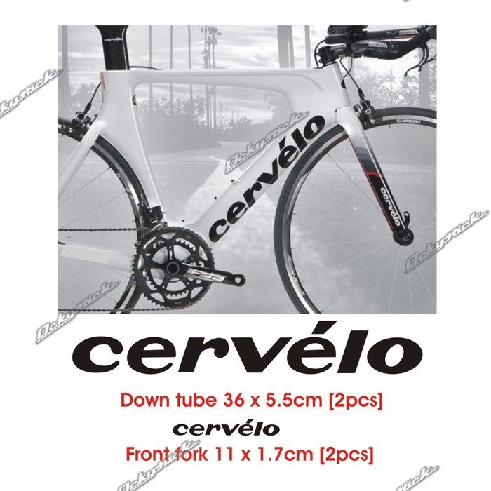 Cutting Sticker Cervelo Stiker Sepeda