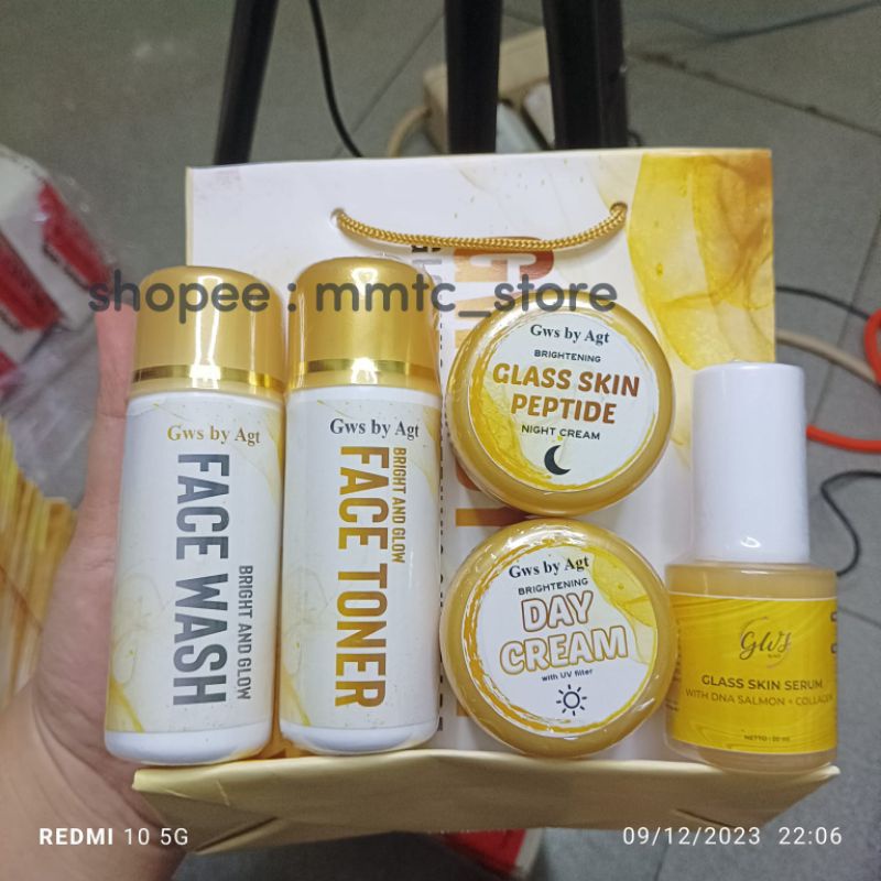 GWS Skincare Serum DNA Salmon l GWS Skincare Night Cream  dan GWS Serum DNA Salmon I 100% ORIGINAL