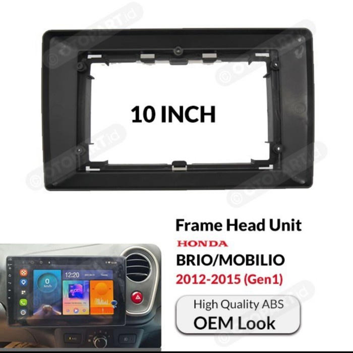 Frame head unit 10 inch mobil BRIO/Mobilio 2012-2015