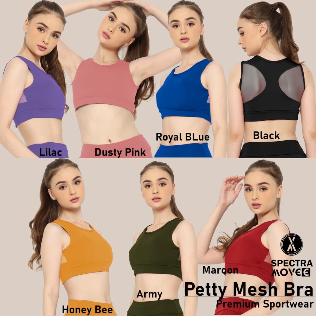 Baju Senam Wanita Sport Bra Petty Mesh Celana Senam Cole Legging Bra Senam Celana Olahraga Wanita